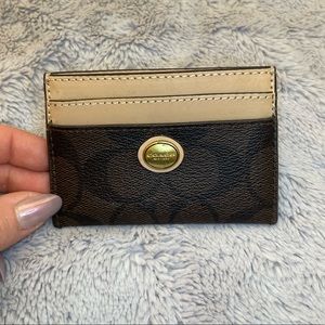 GENUINE Coach New York card holder